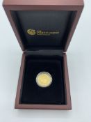 2018 Australia quarter ounce gold Kangaroo coin