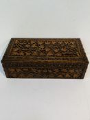 Anglo Indian Carved Sandalwood Box