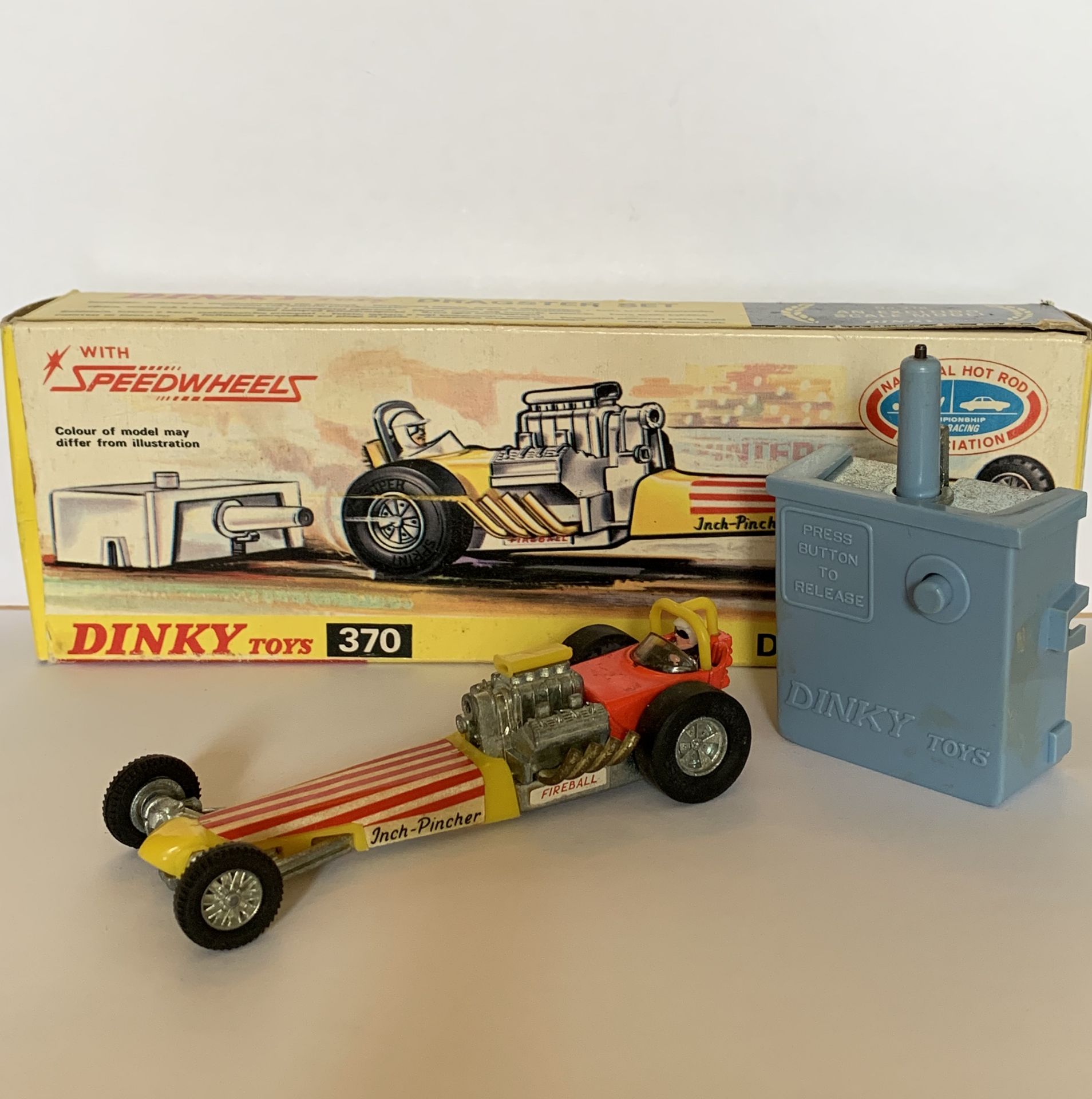 A boxed Dinky Toys 370 Dragster Set