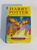 Rowling J K: Harry Potter and The Order of The Phoenix, 1st Edition