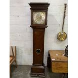 18th century mahogany and stained pine long case clock by Philip Constantin of London.