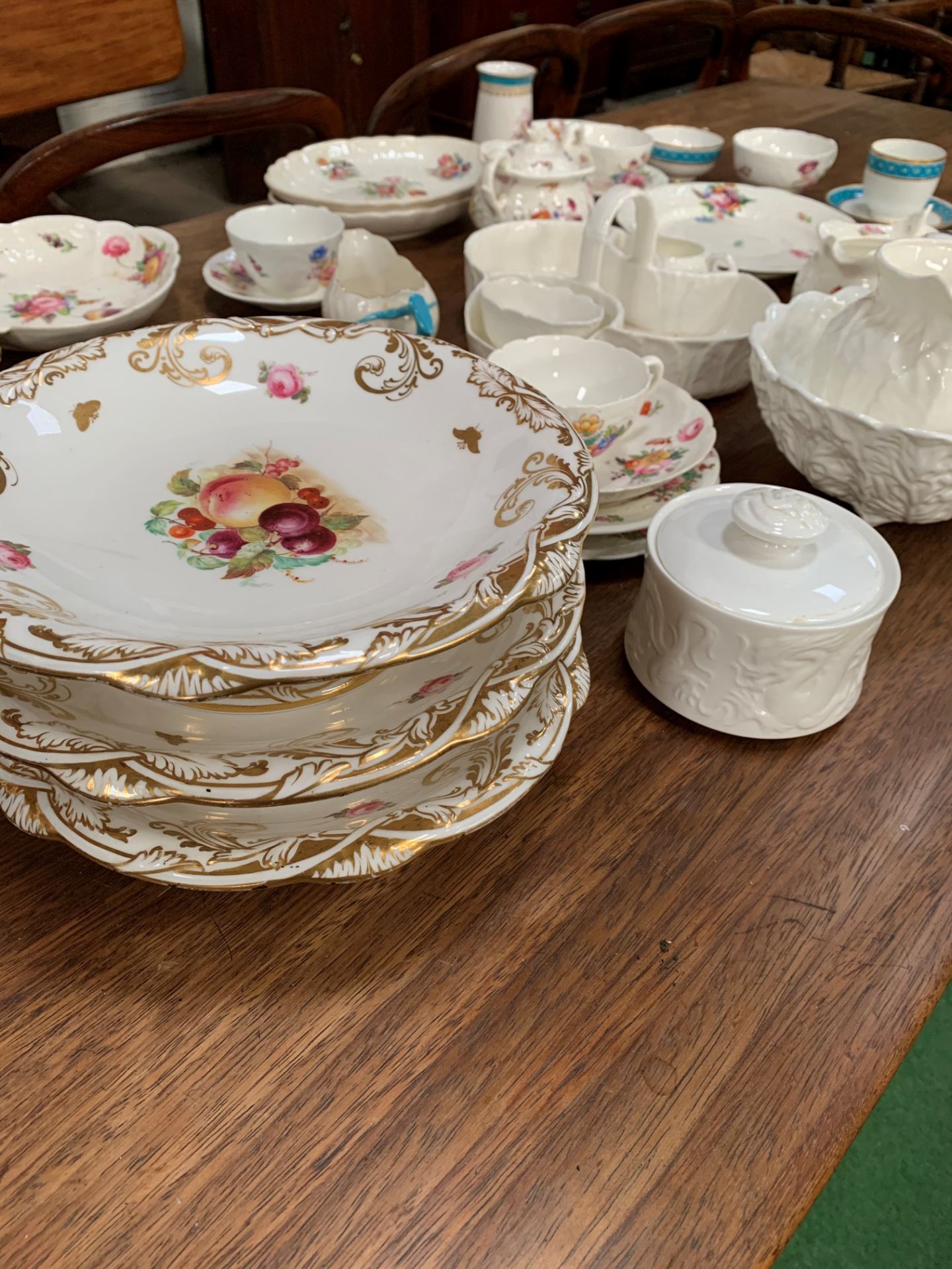 Collection of mainly Coalport china, plus Longport mid-19th century plates - Image 3 of 3