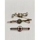 3 Victorian/Edwardian brooches
