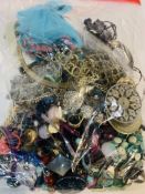 Bag of costume jewellery