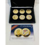 Battle of Britain 75th Anniversary, Bradford Exchange, Crown coin collection with certificates.
