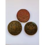 3 x Kopecks Coins