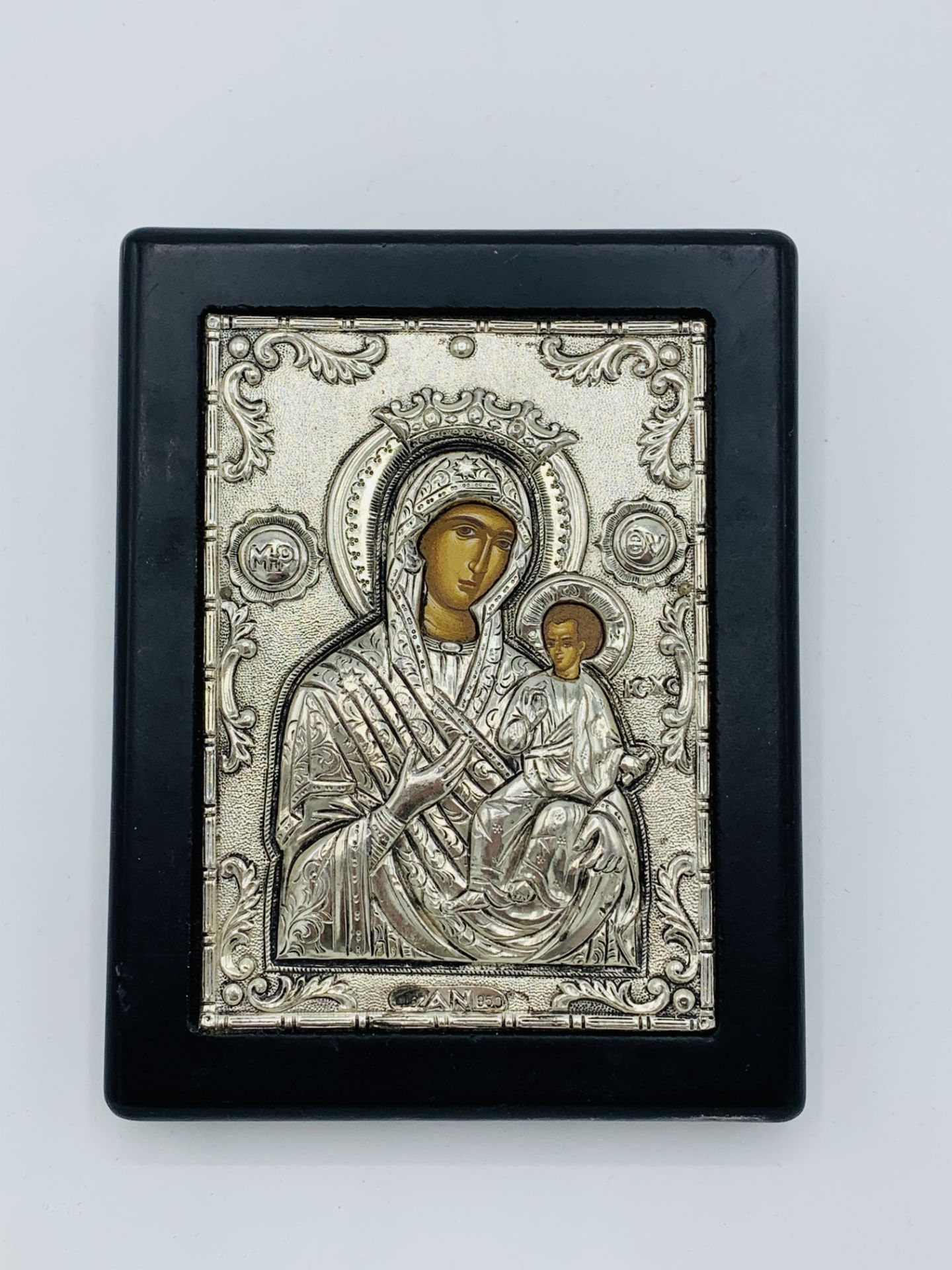 Silver Byzantine Icon