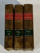 3 volumes of Bell's "The Dramatick Writings of Will. Shakespere", with plays dated 1785 to 1790.