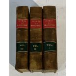 3 volumes of Bell's "The Dramatick Writings of Will. Shakespere", with plays dated 1785 to 1790.