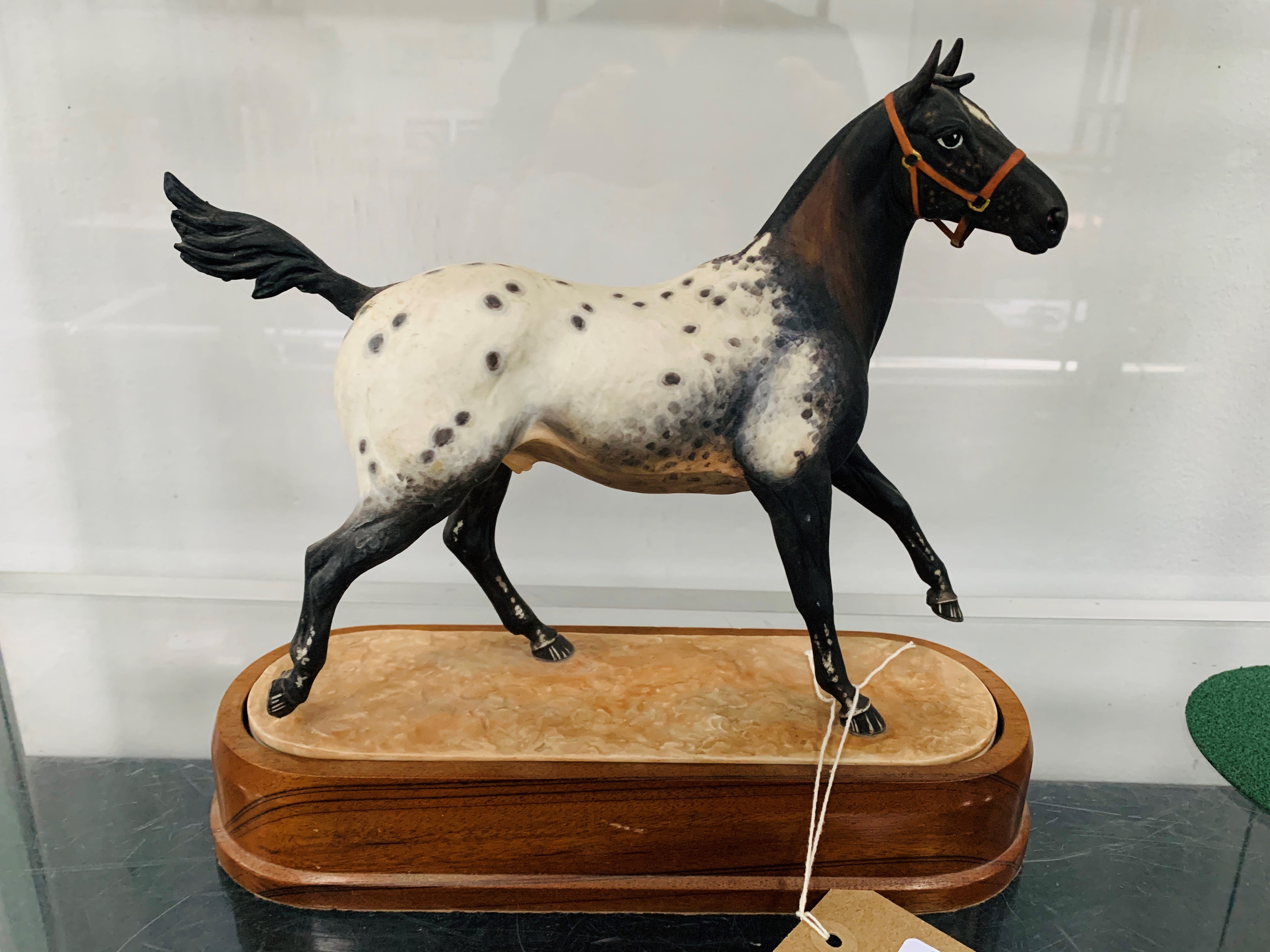 Royal Worcester Appaloosa Stallion RW3869 dated 1969, limited edition of 750 by Doris Lindner.