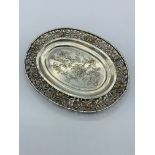 Sterling Silver Chrysanthemum Dish