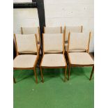 6 Uldum Mobelfabrik dining chairs.