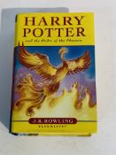 1st edition, 2003, “Harry Potter and the Order of the Phoenix”.
