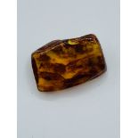 Piece of insect amber.