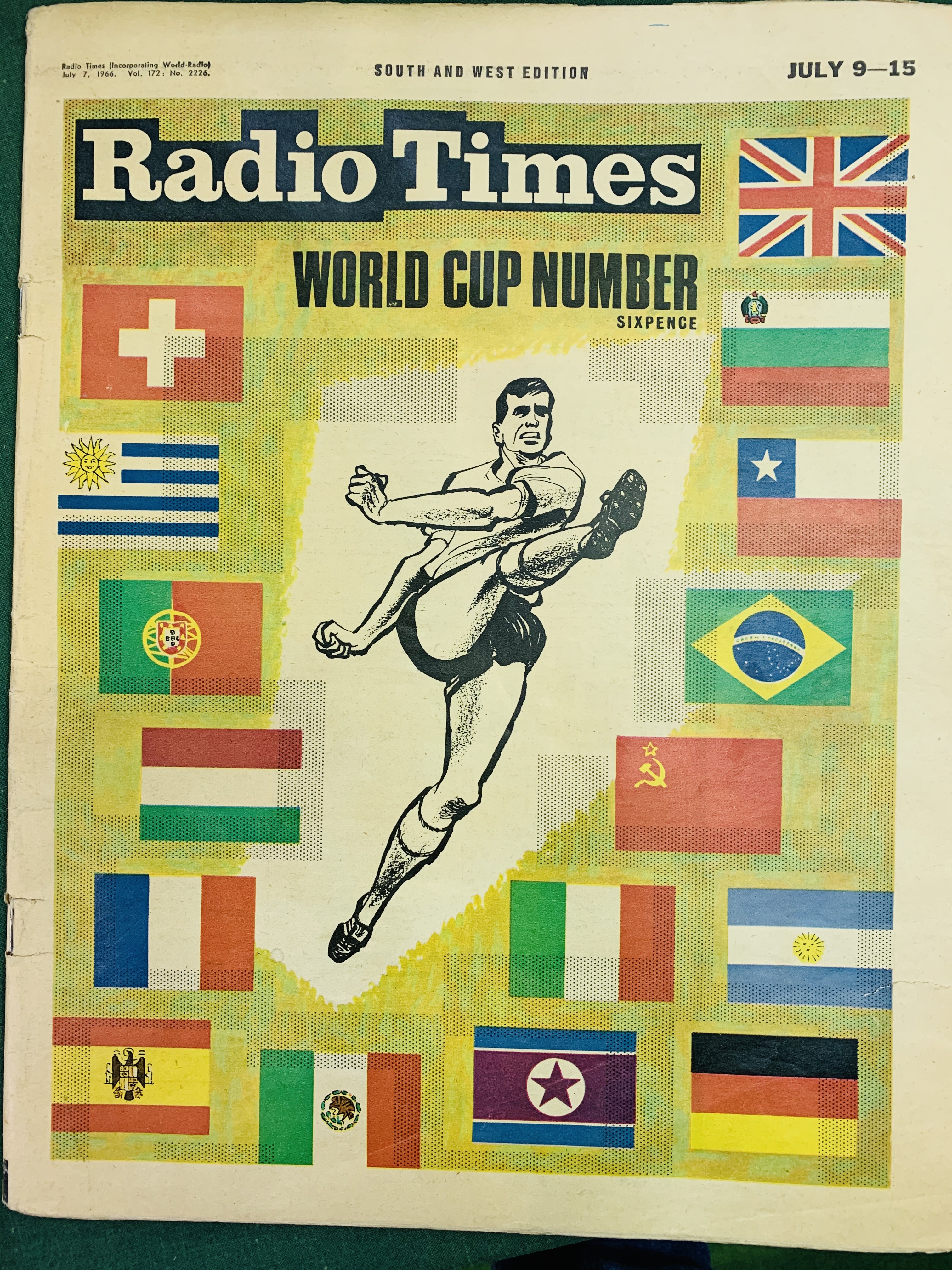 1966 World Cup original special edition Radio Times and Reading Evening Post. - Image 2 of 2