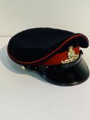 A Royal Artillery dress cap.