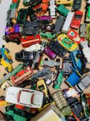 Large collection of die-cast model vehicles