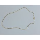 18ct fine gold chain.