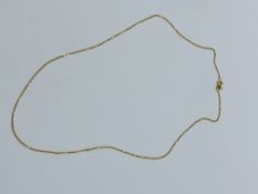 18ct fine gold chain.