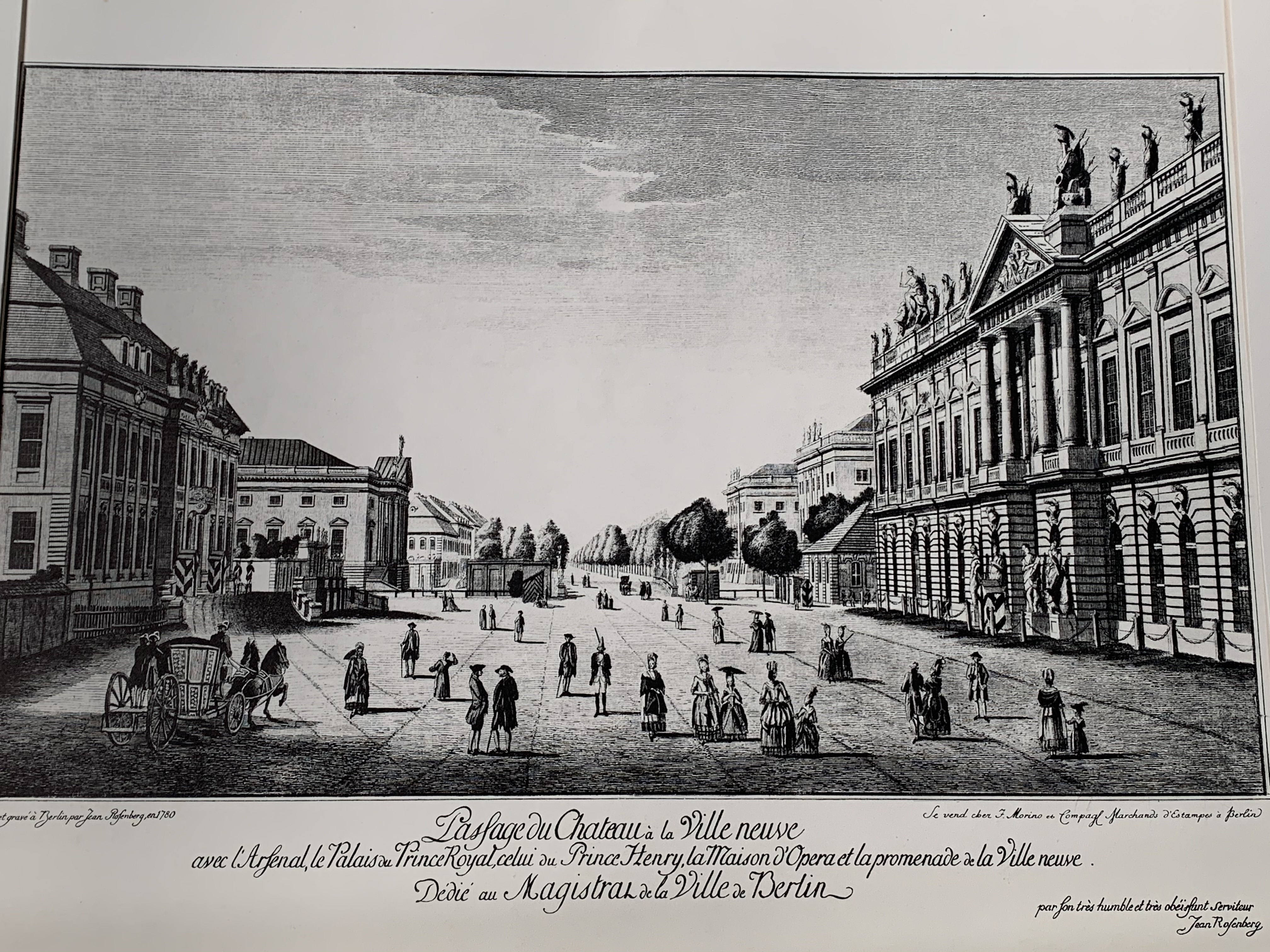Three prints of 18th Century scenes in Berlin. - Image 3 of 3