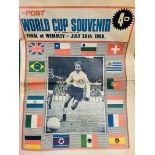 1966 World Cup original special edition Radio Times and Reading Evening Post.