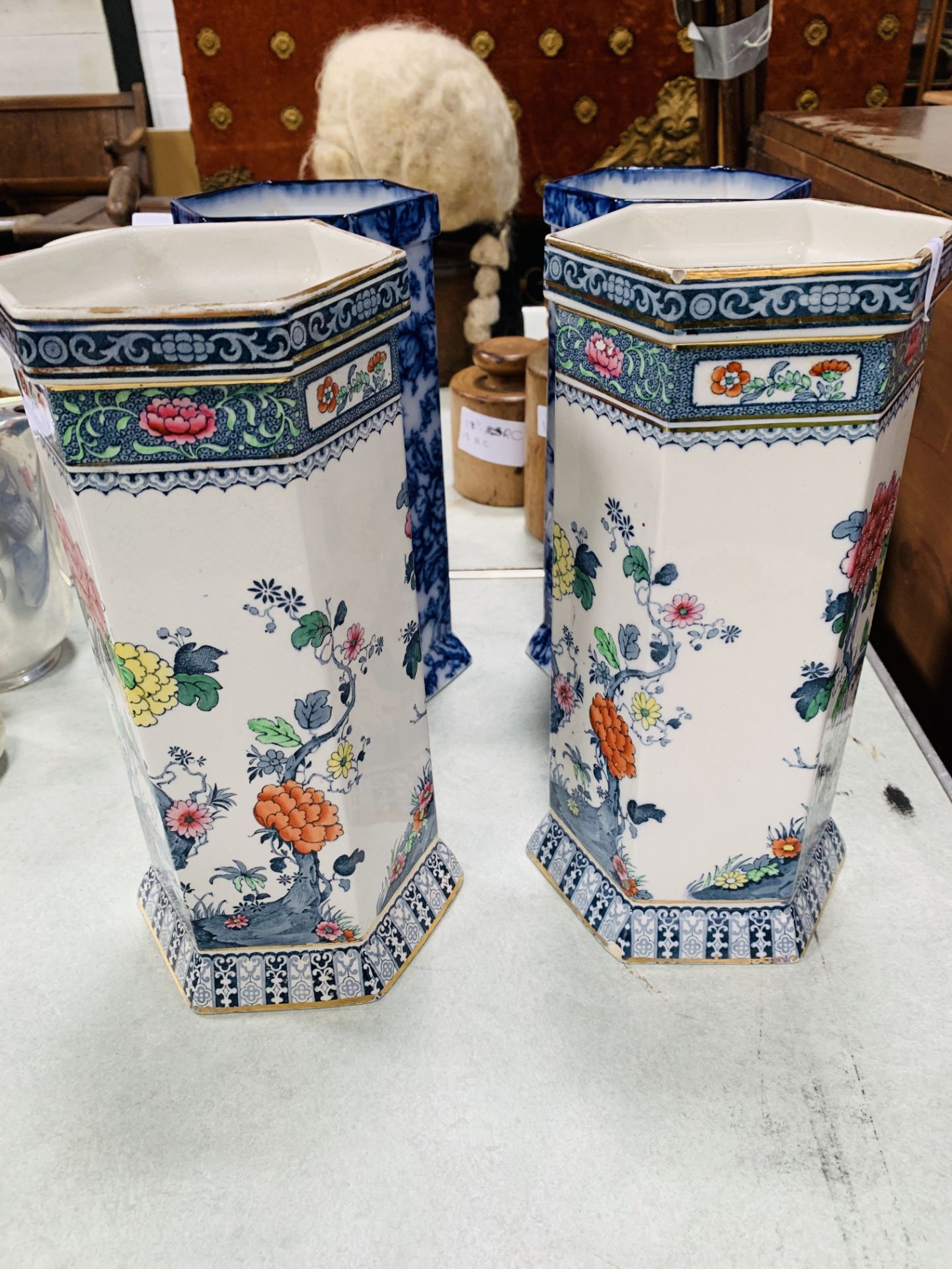 Three pairs of ceramic vases. - Image 2 of 3