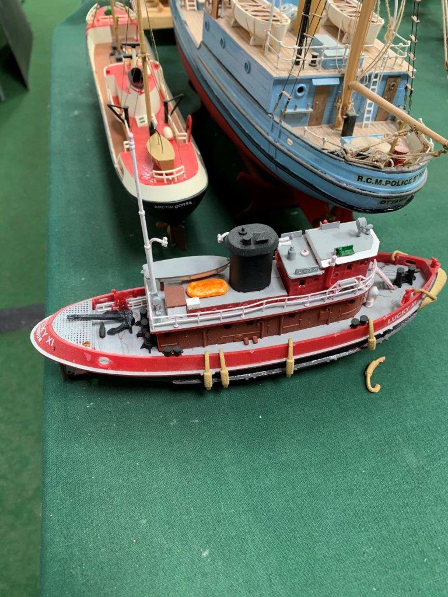 Three model boats. - Image 2 of 2