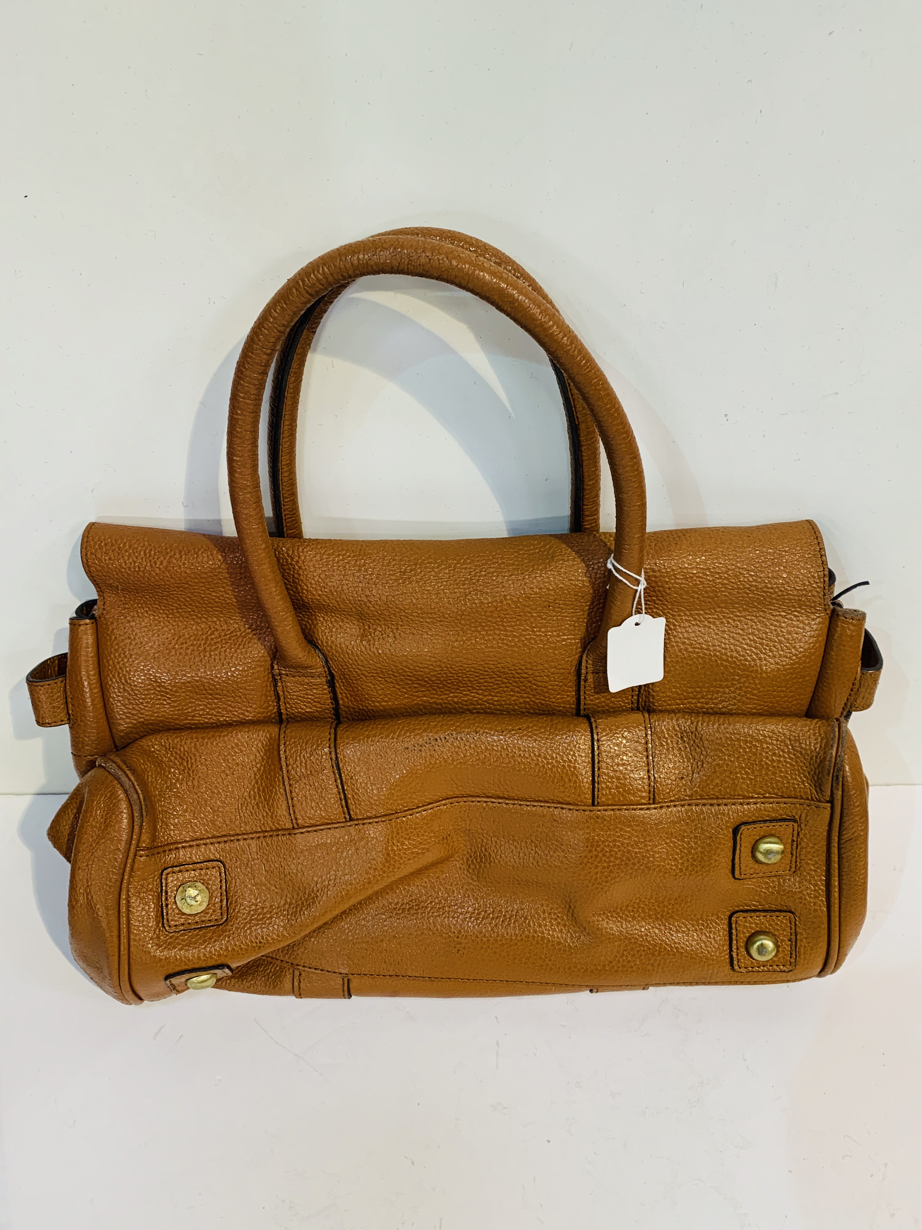 Mulberry style tan calfskin handbag, with code 373140. - Image 2 of 2