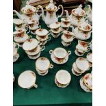 Large quantity of tea and coffee ware, including three teapots, two coffee pots, approx. 30 tea and