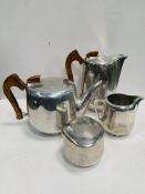 A Picquot Ware tea and coffee set.