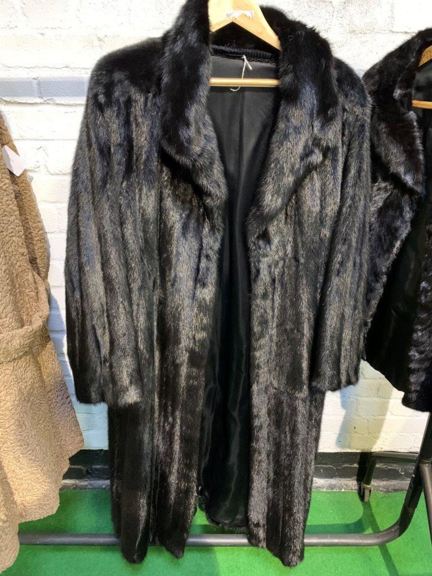 A Brahams of Reading black mink jacket and a full length black mink coat. - Image 2 of 2