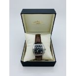 Rotary Dolphin Standard 'Les Originales' gent's wrist watch with leather strap, and original box