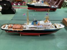 Model of a Tugboat "The Zwarte Zee, Rotterdam.