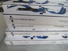 Le Cordon Bleu 2 small knives, 2 small utility knives