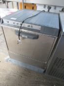 Stainless steel glass washer, 58x80x60cms