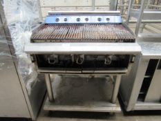 Blue Seal 3 burner gas grill.