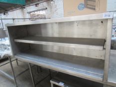 Stainless steel wall cupboard,150x60x40cms