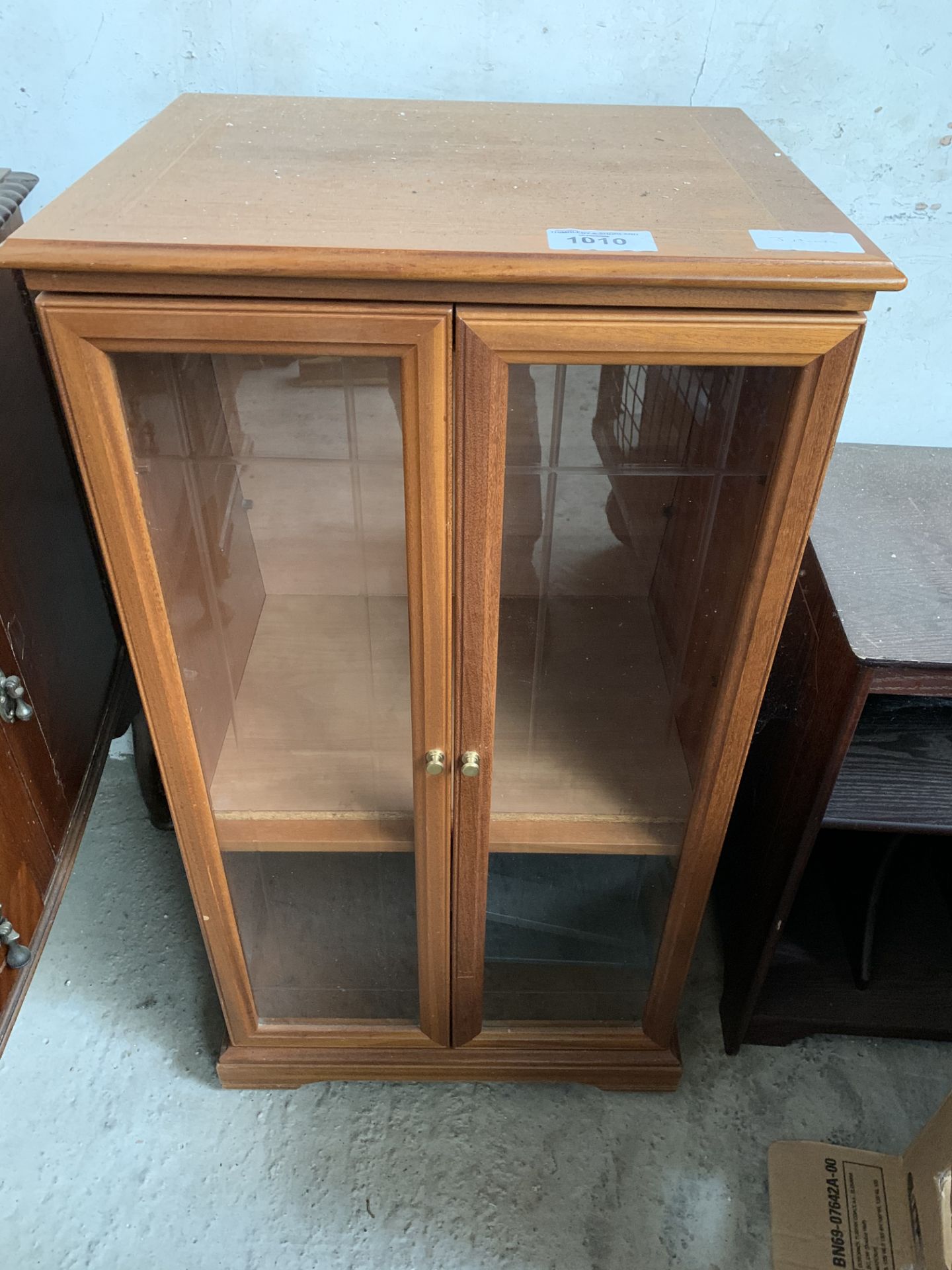 Teak hi-fi cabinet. 53 x 45 x 59cms.