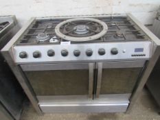5 ring gas cooker, 100x90x61cms