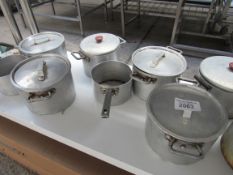 12 cooking pots