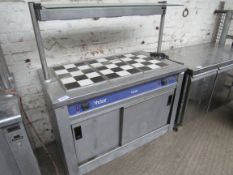 Victor crown hot cupboard with heated gantry.