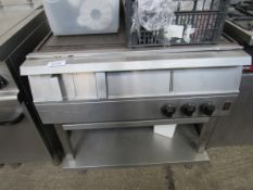 Falcon gas griddle on stand, 90x102x80cms