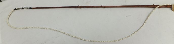 Holly whip with brass ferrule