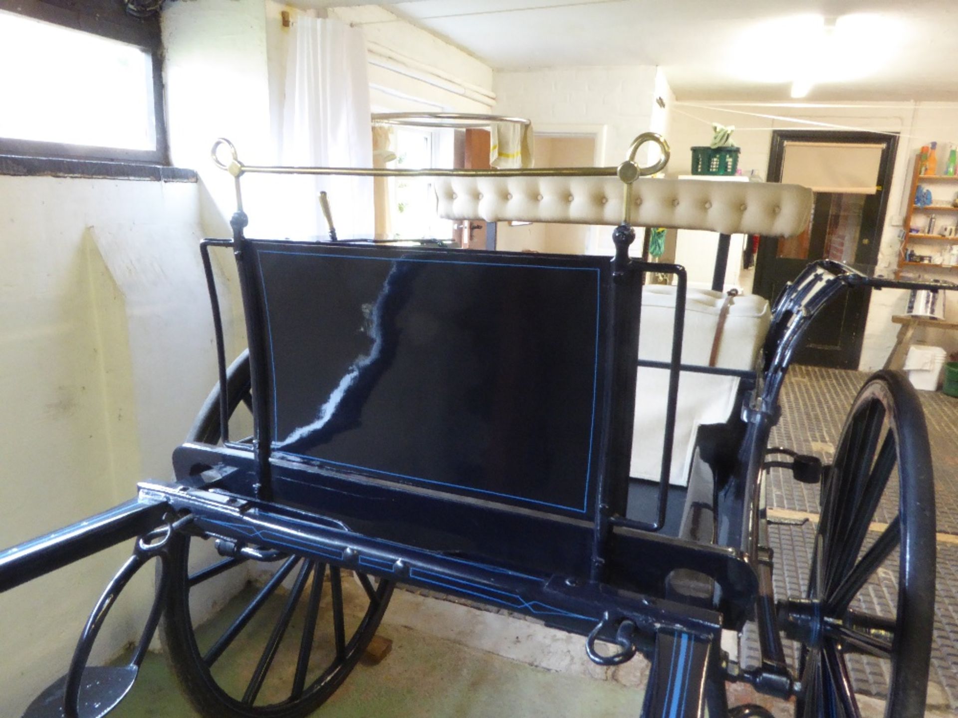 RALLI CAR built by Hart of Baker St., London circa 1890 to suit 14 to 15hh single or tandem. A show - Image 10 of 13