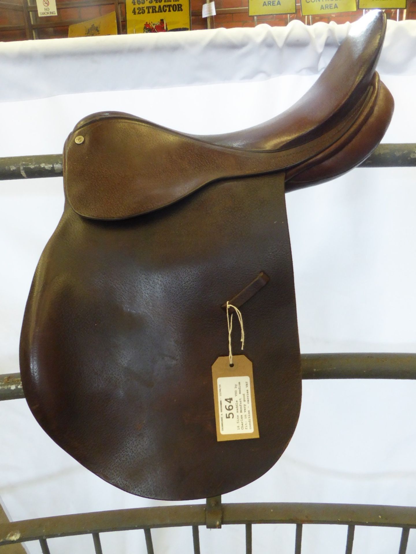 16.5ins saddle, VSD by Charles Monfort, medium fit; in very good condition - carries VAT