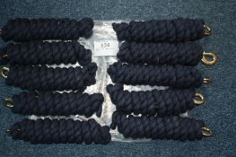 Bag of 10 lead ropes; new