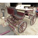 FOUR-WHEEL PHAETON to suit 13. 2 to 15.2hh single or pair. Lot 4 is located near Horsham, Surrey