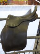 16ins black GP saddle by Garret; medium fit - carries VAT