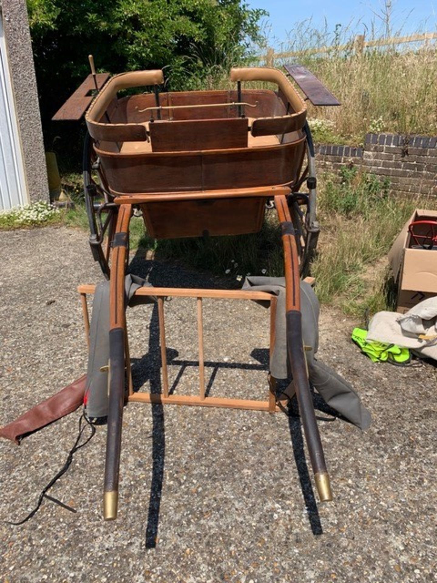 GOVERNESS CART built by McNaught & Co., of London & Worcester, to suit 13 to 14hh. On 24ins wheels - Image 2 of 14