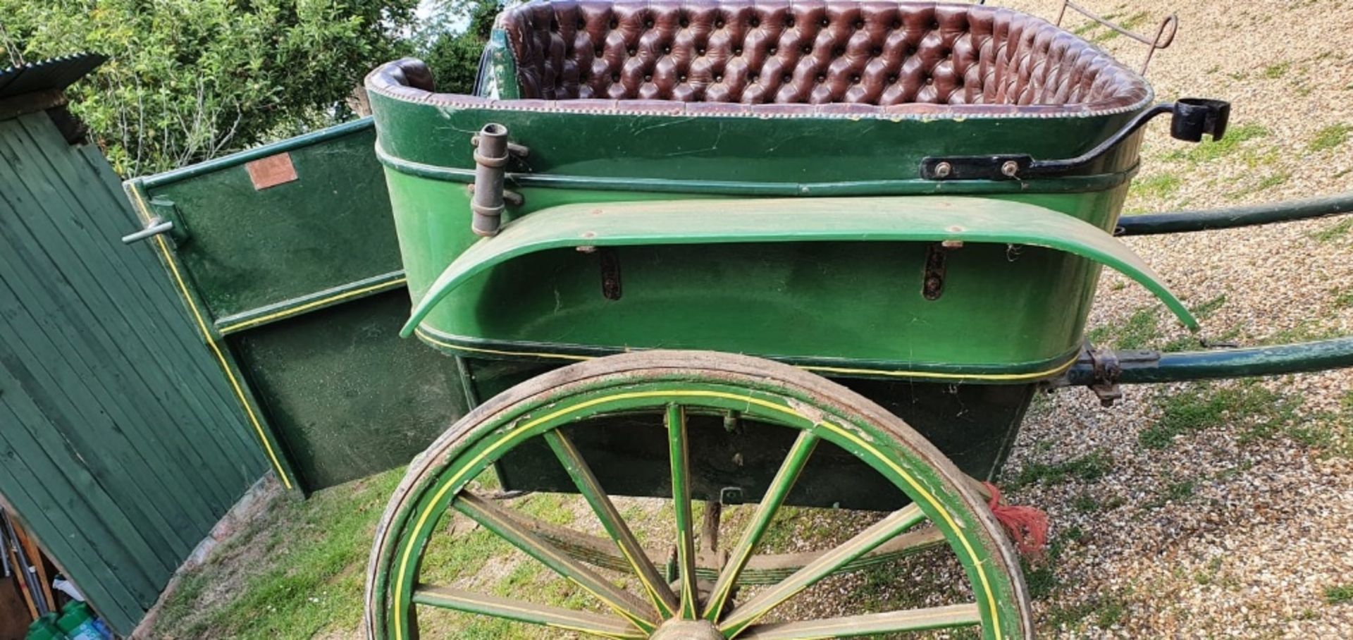 GOVERNESS CART built by R. Disturnal & Co. Wednesbury, circa 1917 to suit 14 to 15hh. Lot 29 can be - Image 10 of 10